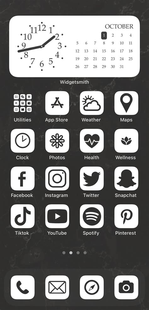 Ios 15 Icons 110 Black White Icons Ios 14 Iphone Icons | Etsy