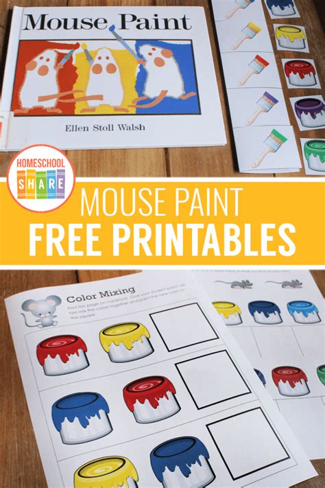 Mouse Paint Coloring Page