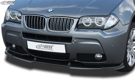 RDX Frontspoiler VARIO-X für BMW X3 E83 M-Technik 2006+ Frontlippe Front Ansatz Vorne ...