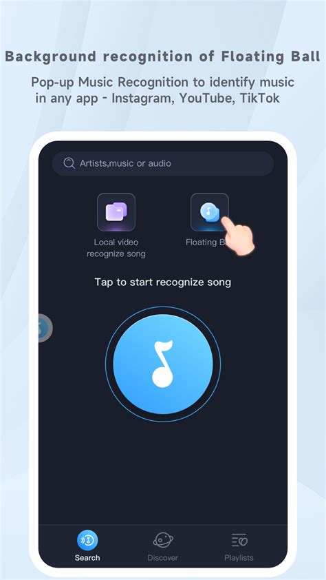 Detailed introduction : Music Recognition will identify any song inseconds.It´s very simple and ...