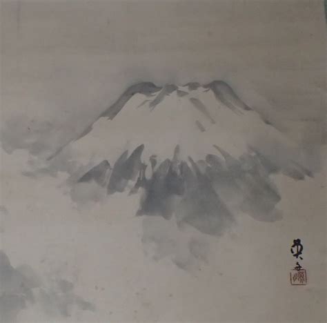 japanese mount fuji hanging scroll | Nihonto Genuine Japanese Swords