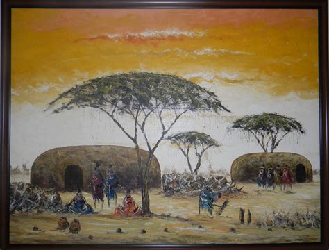 Beautiful African Village painting | krunal_2 | Foundmyself