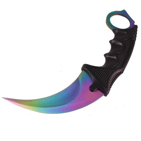 CS GO knives karambit knife fixed blade titanium faca knifes cuchillo ...