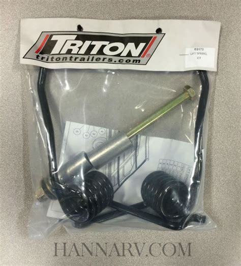 Triton 03173 Snowmobile Trailer Straight Pole Tongue Spring Lift Kit | T3173 | Hanna Trailer Supply