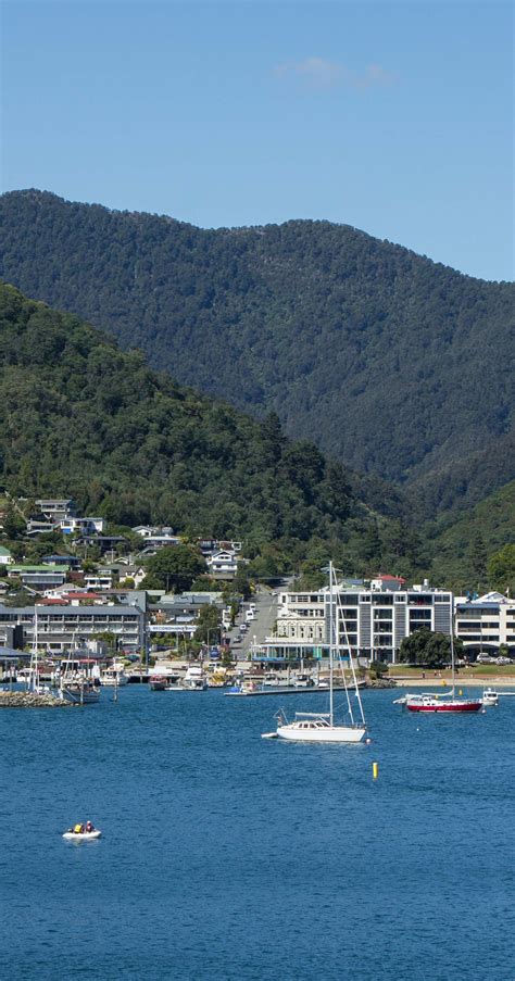 Picton harbour - NZ New Caledonia, New Zealand, French Pass, Picton ...