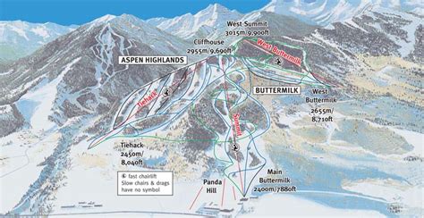 Buttermilk Mountain Aspen Trail Map