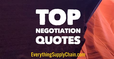 Top Negotiation Quotes