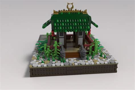 Legosaurus — Lego Japanese Temple Garden Created by Becky...