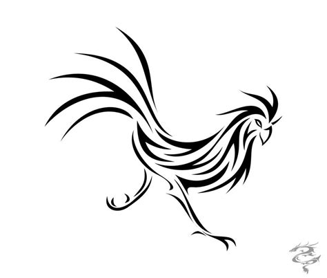 Chinese Zodiac Tattoo Rooster by visuallyours on DeviantArt