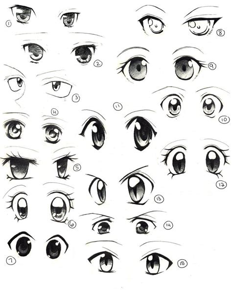 Anime Eyes Practice by saflam on deviantART | Anime eye drawing, Anime ...