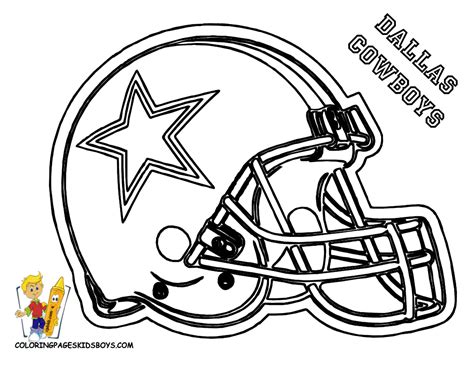 Dallas Cowboys Coloring Page - Coloring Home