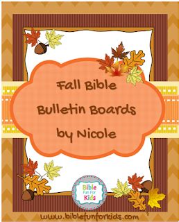 Nicole's Fall (and more) Bulletin Boards | Fall church bulletin boards ...