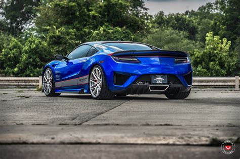 Glossy Blue Acura NSX Benefits from Contrasting Body Accents and Custom ...