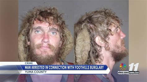 Yuma man arrested in connection with Foothills burglary - YouTube