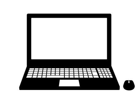 Laptop Silhouette Png