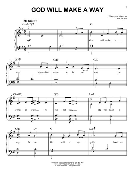 God Will Make A Way | Sheet Music Direct