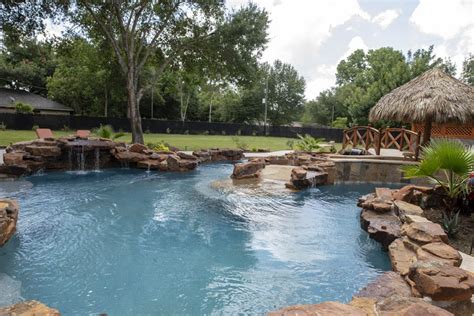 Lazy River Luxury Swimming Pool Design & Construction North Houston ...