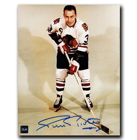 Pierre Pilote Chicago Blackhawks Autographed Pose 8x10 Photo | CoJo ...