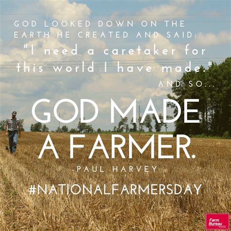 Paul Harvey God Made A Farmer