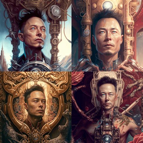 Elon Musk as imagined by an AI - amazing results : r/artificial