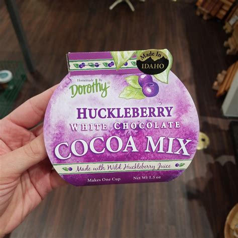 Huckleberry Single White Chocolate Cocoa Mix – Handmade Idaho