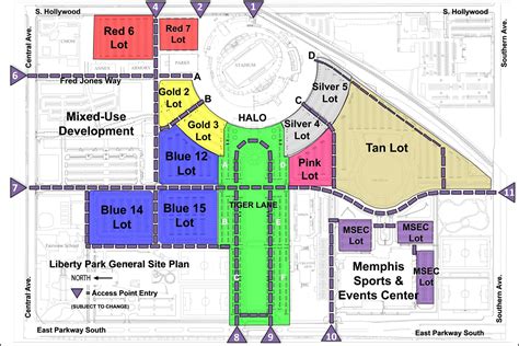 Parking Info – Simmons Bank Liberty Stadium