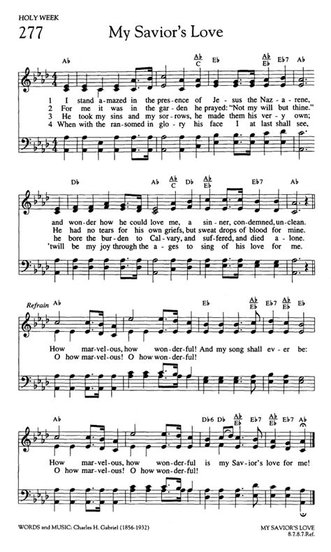 Worship and Rejoice 277. I stand amazed in the presence | Hymnary.org