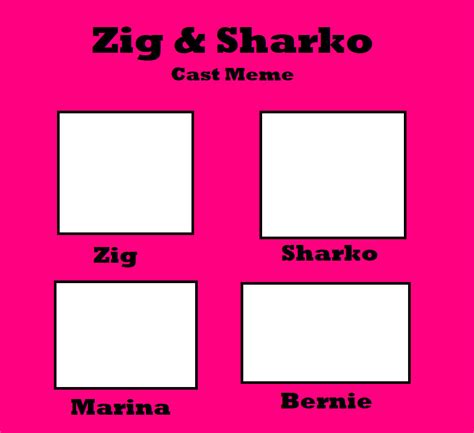 Zig and Sharko cast meme by RegularMarioGalaxy12 on DeviantArt