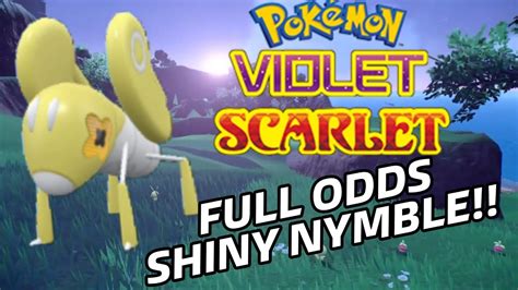 FULL ODDS SHINY NYMBLE!!! | Pokemon Scarlet & Violet Shiny Encounter - YouTube