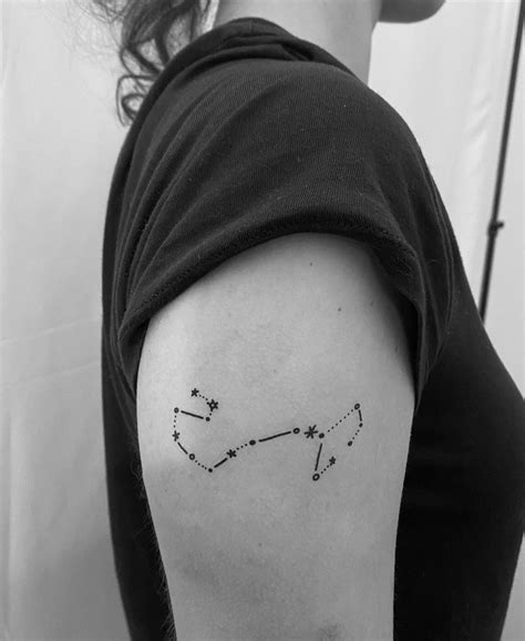 Scorpio Zodiac Sign Temporary Tattoo - Etsy