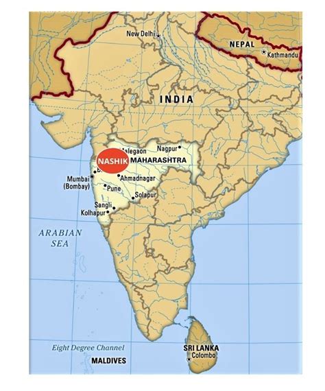 Arrah On Physical Map Of India