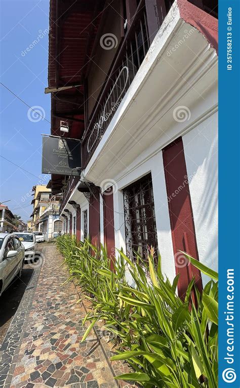 Fontainhas in Goa and Its Portugese Architecture Editorial Stock Photo - Image of colourful ...