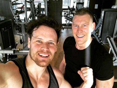 Sam Heughan Shares Buff Workout Selfie That Has Outlander Fans Swooning ...