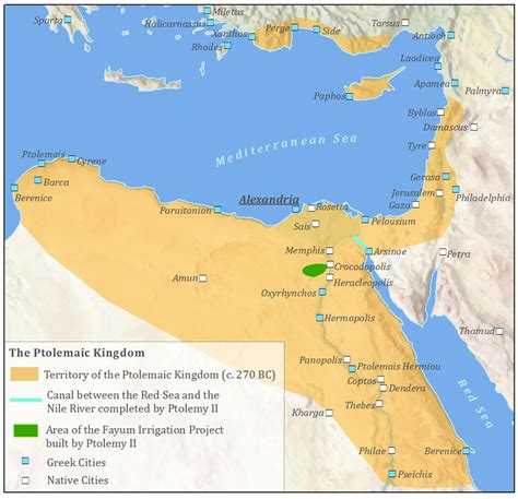 Ptolemaic Kingdom Map