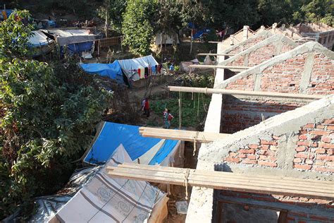 Progress of 55 new homes for earthquake victims in Nepal – Shedrub