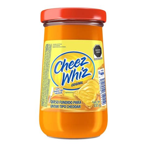 Queso fundido Cheez Whíz tipo cheddar untable 235 g | Walmart