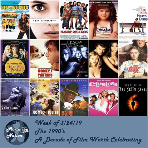 The 1990’s A Decade of Film Worth Celebrating - Week of 3/24/19