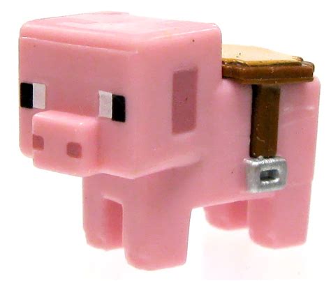 Minecraft Stone Series 2 Saddled Pig 1 Mini Figure [Loose] - Walmart.com