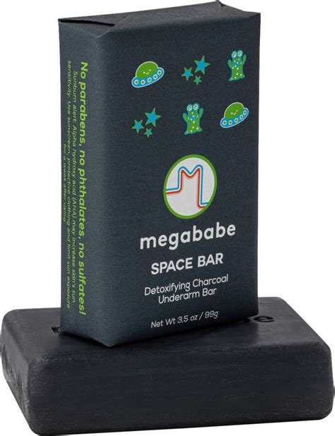 Full ingredients list Megababe Space Bar Underarm Soap