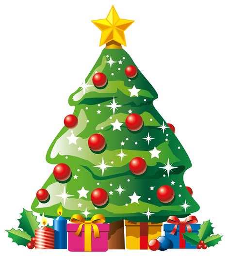 Christmas tree clipart free clip art images - ClipartAndScrap