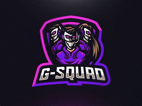 G-Squad Mascot Logo Design | Logo design, Game logo design, Logo design art