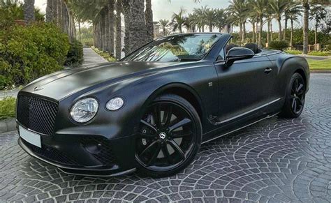 Rent Bentley GT Continental Black Dubai | Entourage Cars