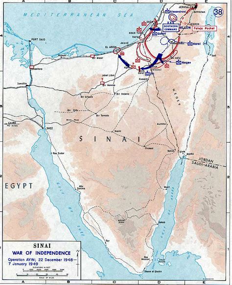 Map Of Sinai Peninsula And Israel - Keely Melessa