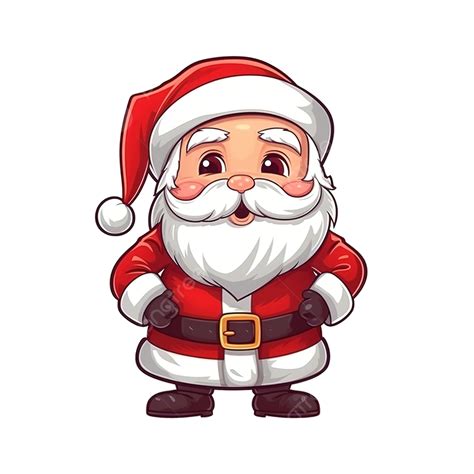 Lindo Personaje De Dibujos Animados De Santa Claus Perfecto Para ...