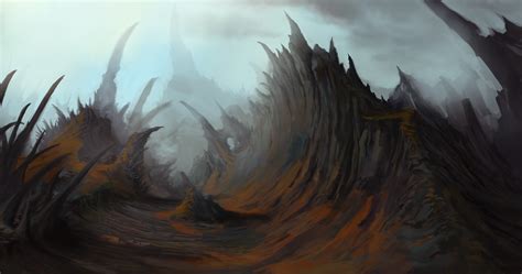 Dark valley (Random landscape) by Renox123 on DeviantArt