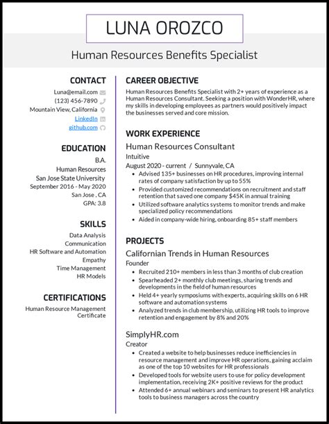 28 Human Resources (HR) Resume Examples for 2024