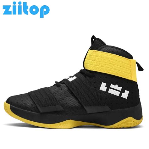 Ziitop Basketball Shoes Men Sneakers Lebrons High top Lace up Ankle ...