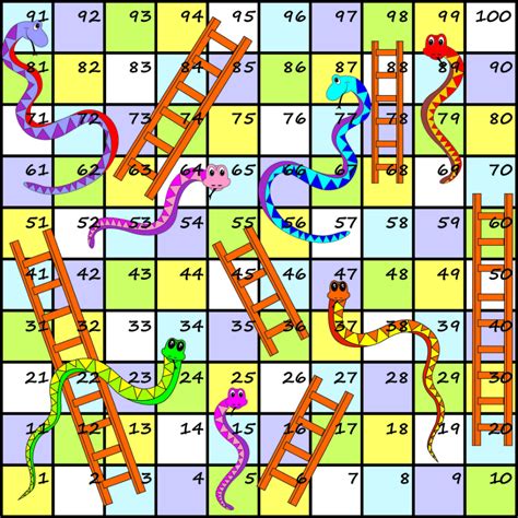 Chutes And Ladders Printable Template