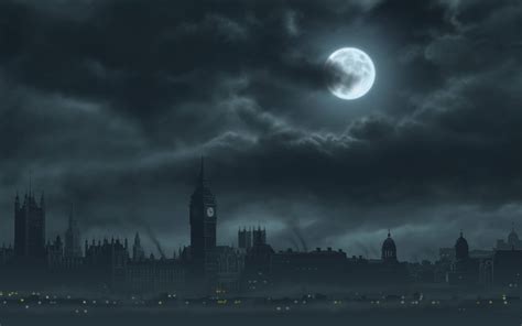 Download free Dark City Full Moon Wallpaper - MrWallpaper.com