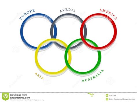 Olympic Rings Editorial Stock Image - Image: 12941249